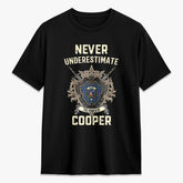 Cooper Ancient Tartan Crest 2D T-shirt - Never Underestimate Style